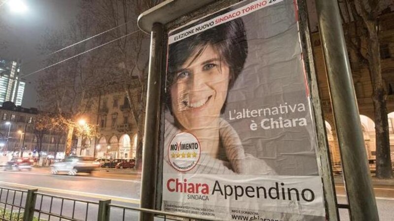 Chiara Appendino, candidata a la alcaldía de Turín