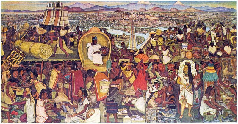 Mercado en Tlatelolco