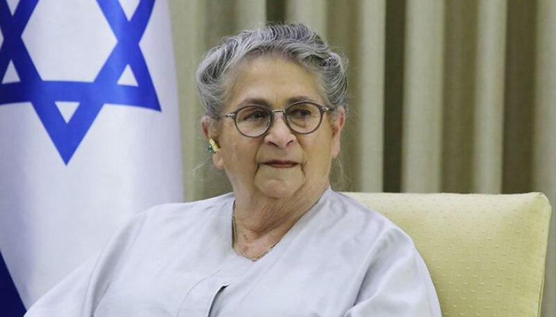 La presidenta de Israel, Miriam Peretz, durante una reunión en Jerusalén.