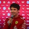 Charles Leclerc tiene buenas sensaciones en el trazado de Bakú