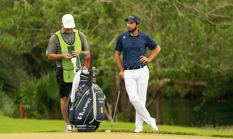 Abraham Ancer en el Mayakoba Golf Classic