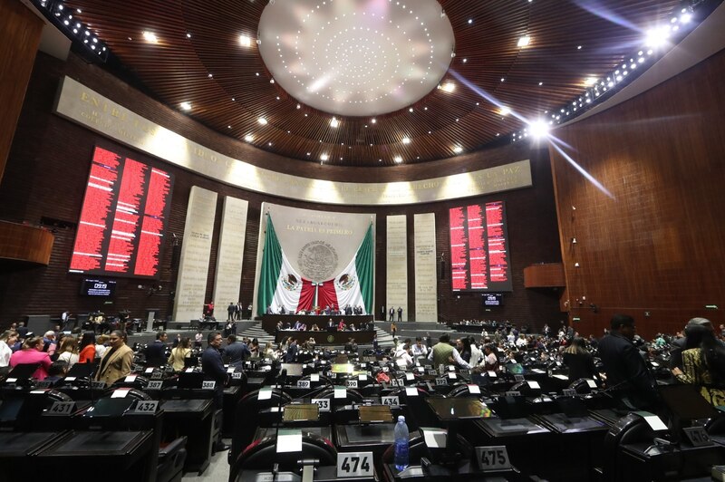 Sesión en el Congreso de la Unión