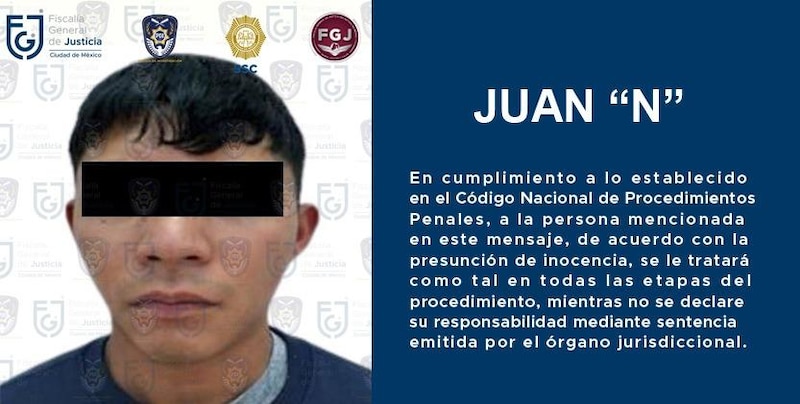 Title:
Juan "N" presunto delincuente buscado por la FGJCDMX