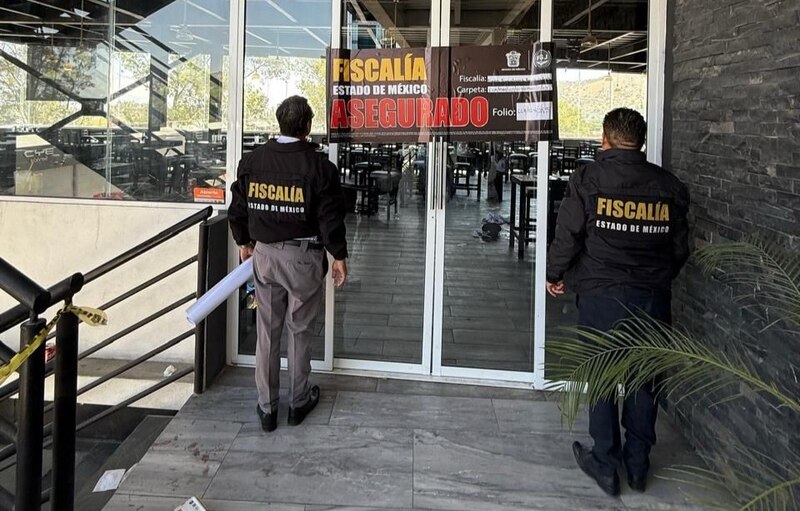 Operativo de seguridad durante la Operación Atarraya en el Estado de México, con el aseguramiento de establecimientos comerciales vinculados a delitos