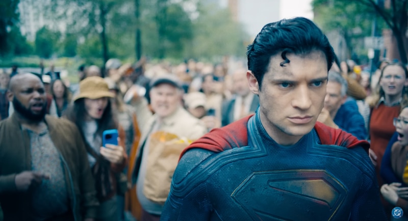 Portada de la primera imagen del trailer de Superman que se estrenará el 11 de julio de 2025.