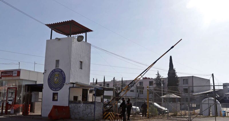 Centro de detención de inmigrantes en México