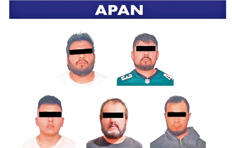 APAN detiene a banda delictiva "Los roba carros"