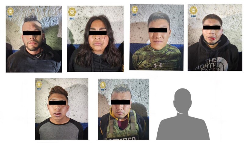 SSC detiene a siete presuntos integrantes de "Los Malcriados"