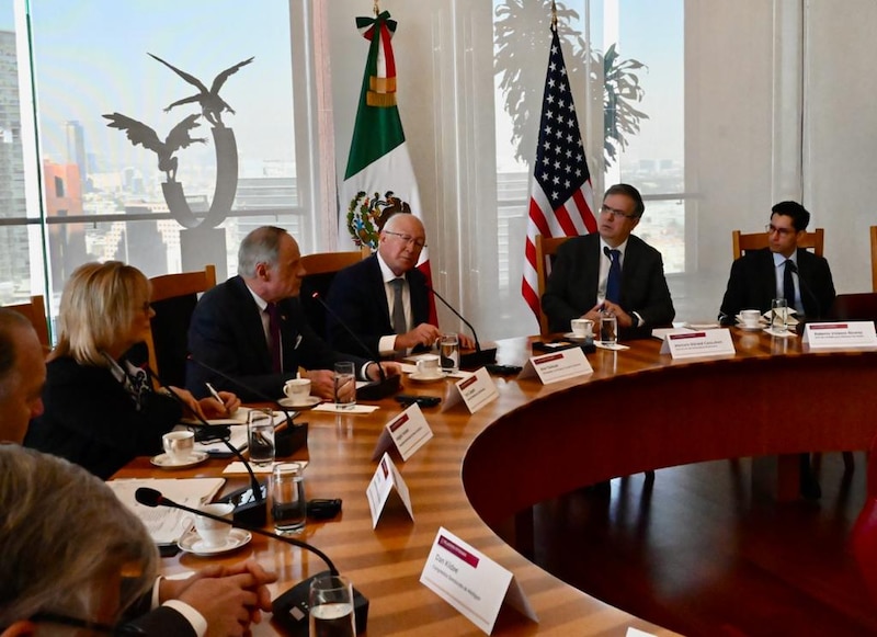 Reunión bilateral entre México y Estados Unidos