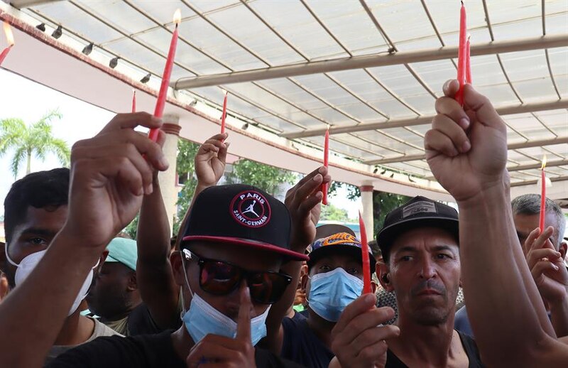 Protesta en Cuba