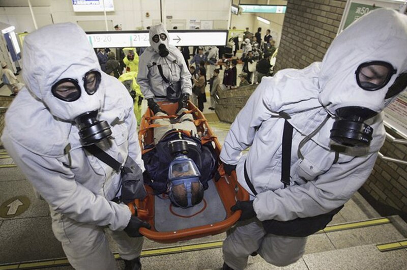 Rescate en la estación de metro