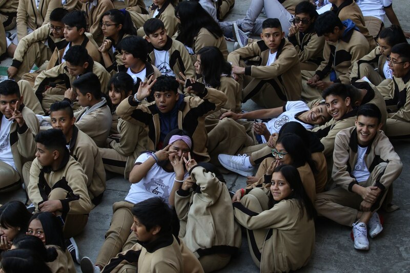 Estudiantes de secundaria en México