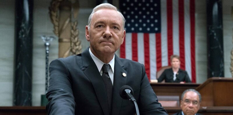 El presidente Frank Underwood en una escena de la serie House of Cards