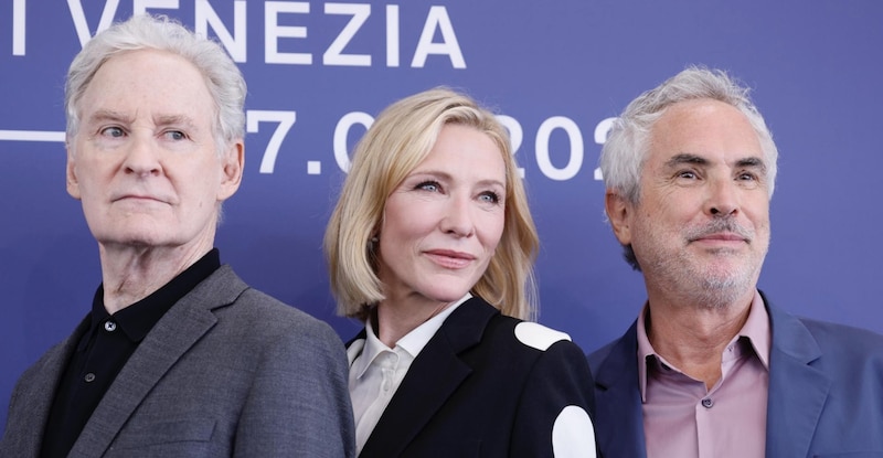 Los actores Bill Murray, Tilda Swinton y Adam Driver asisten al Festival de Cine de Venecia