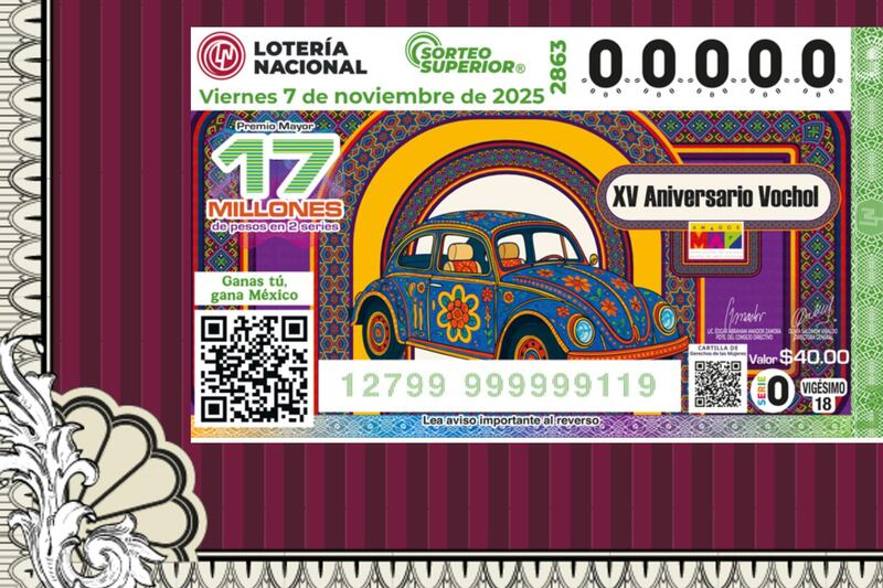 Sorteo Superior de la Lotería Nacional 7 noviembre