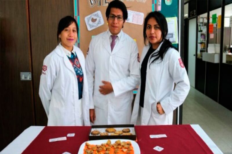 Estudiantes de medicina presentan proyecto de galletas nutritivas