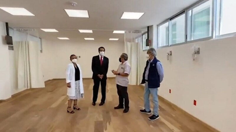 Recorrido por las nuevas instalaciones del Hospital General de México