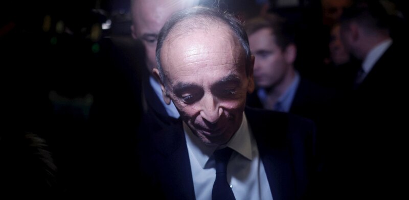 El expresidente francés Nicolas Sarkozy es fotografiado en un evento público.